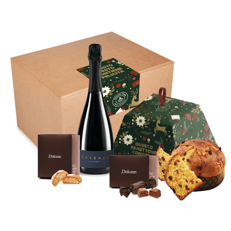 [KIT.PER.ARCH.DYN.2026.002] Confezione Cesto Dolce Natale 2026 DYNAMO CAMP